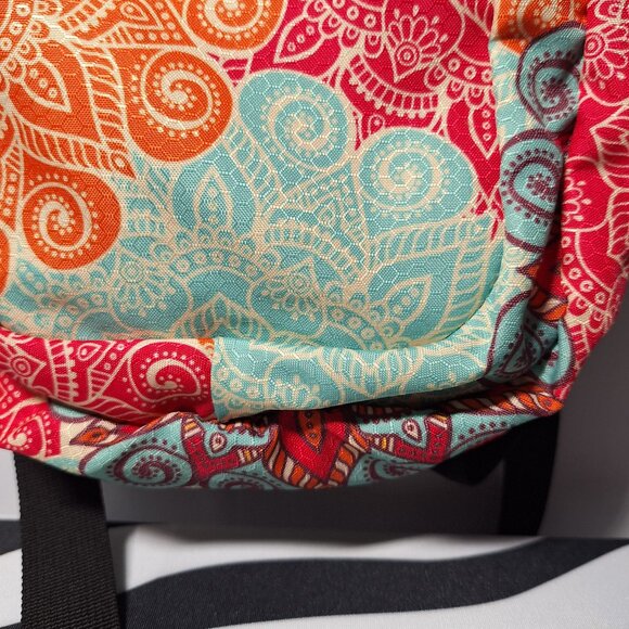 Vibedration Hydration Backpack w/o bladder - turquoise/orange pattern - … main image 8